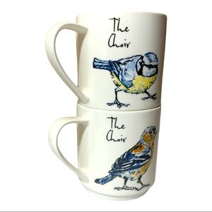 Bird Churchill Country Pursuits Fine China Stacking Coffee Tea Mugs The Choir